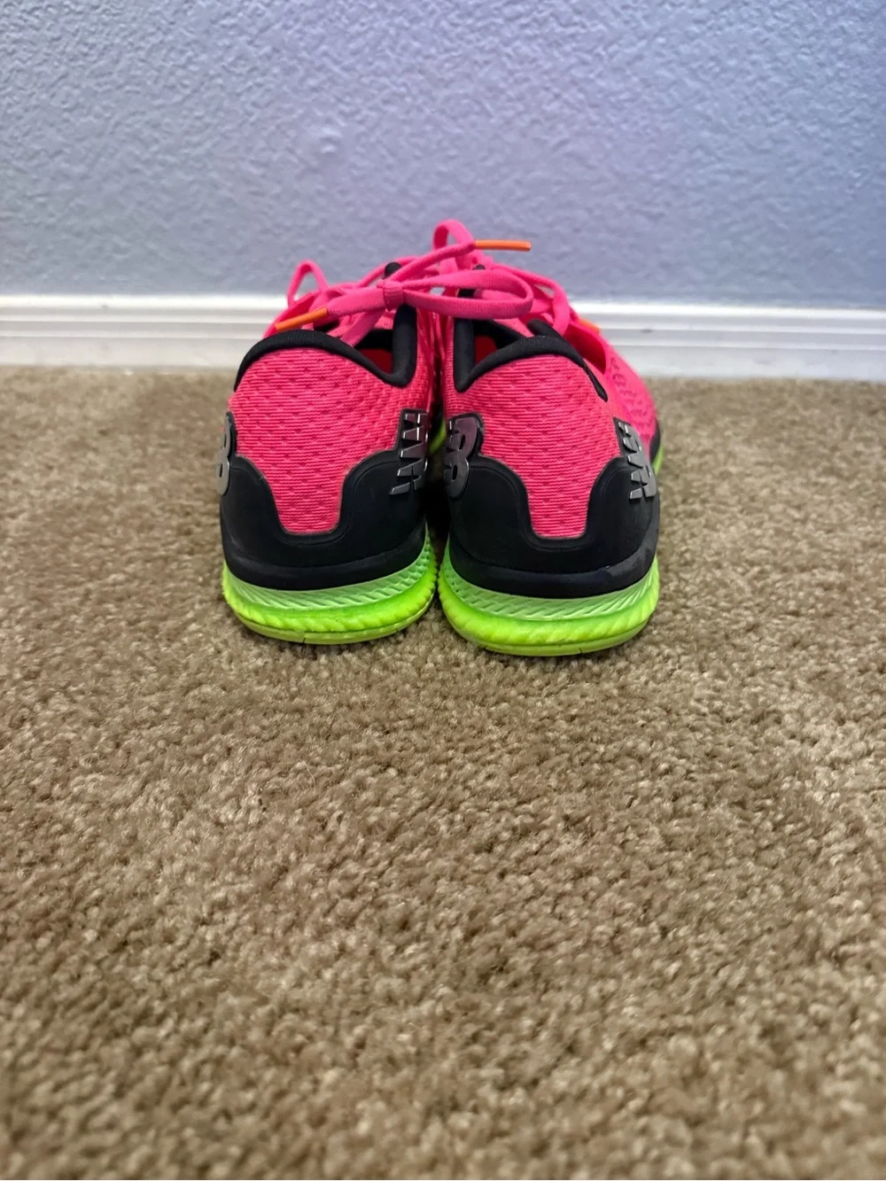 New Balance Women’s Hot Pink & Lime Green Athletic Running Shoes